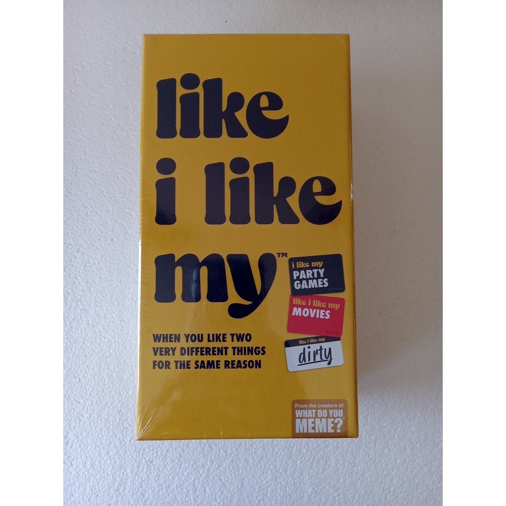 Like I Like My… Card Game (New and Sealed)
